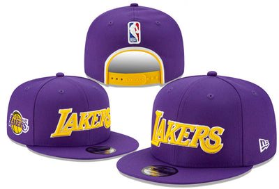 Los Angeles Lakers Purple Yellow Script