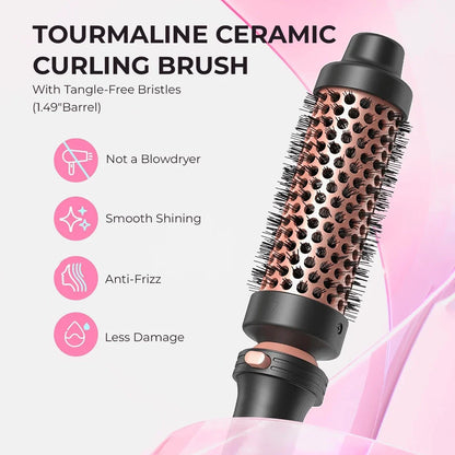 5-in-1 Professional Hair Styler Salon- Perfect Curls at Home in Minutes