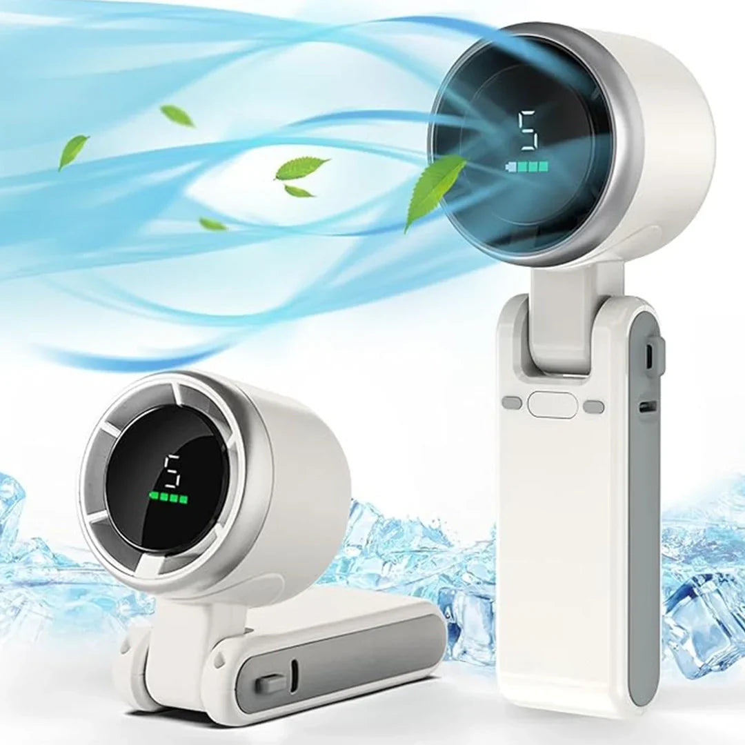 3-in-1 Portable Foldable Handheld Turbo Fan