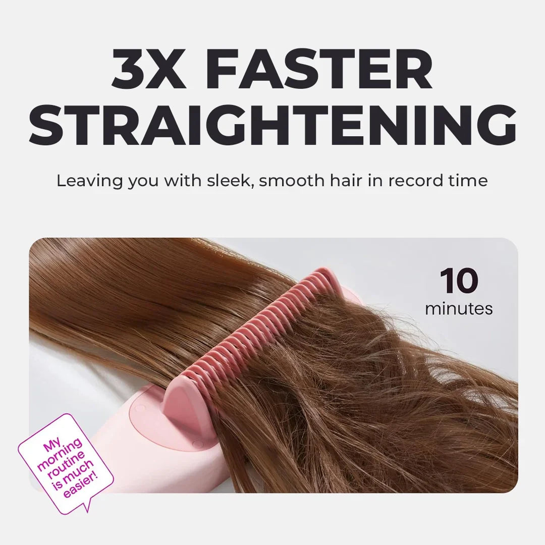 3-in-1 Pro Steam Straightening Brush