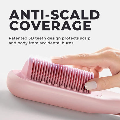 3-in-1 Pro Steam Straightening Brush