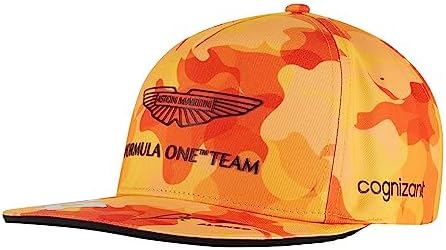 Aston Martin Formula Fernando Alonso 2024 Team Orange Camo Cap
