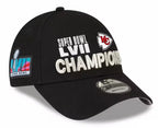 Kansas City Chiefs Black/White Super Bowl LVII Champions 9FORTY Adjustable