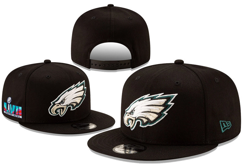 Philadelphia Eagles Black/Green Super Bowl LVII 9FIFTY Snapback