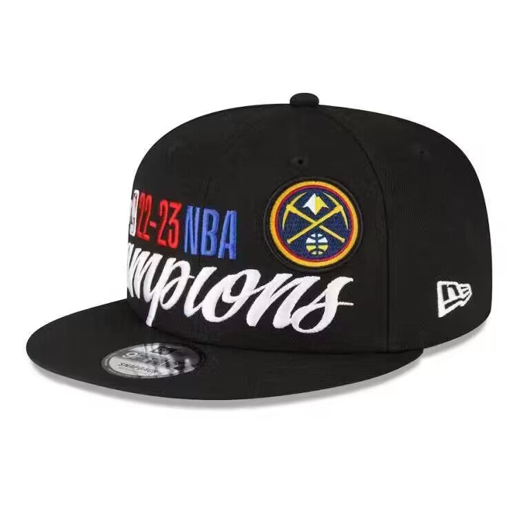 Denver Nuggets Black/White 2022-23 NBA Champions 9FIFTY Snapback