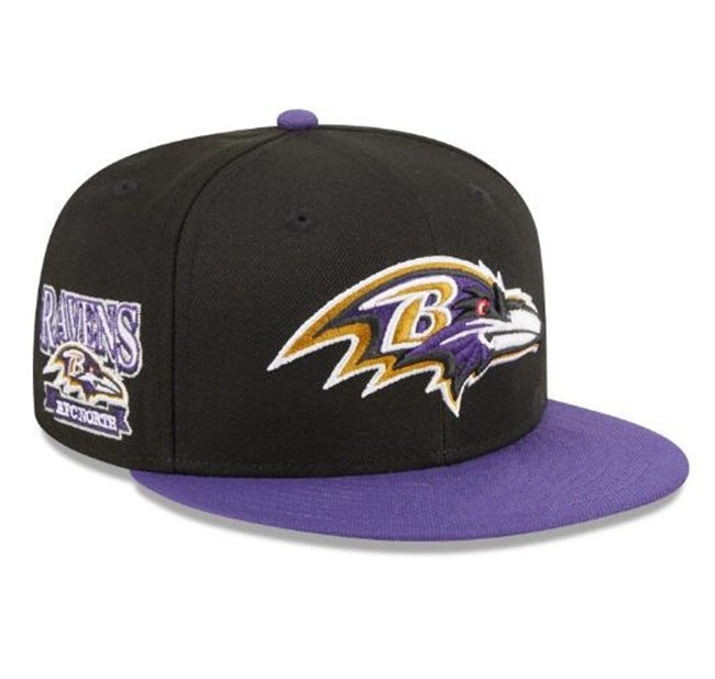 Baltimore Ravens Black/Purple 59FIFTY Fitted