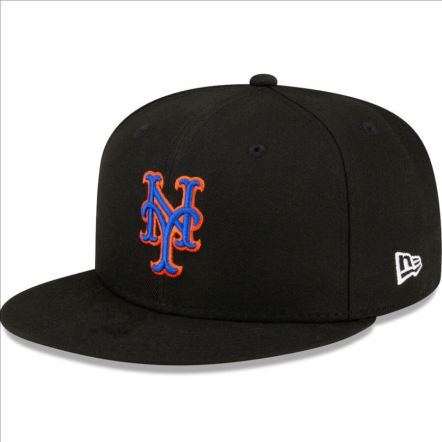 New York Mets Black/Royal Blue 59FIFTY Fitted