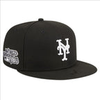 New York Mets Black/White World Series 1986 Commemorative 59FIFTY Fitted