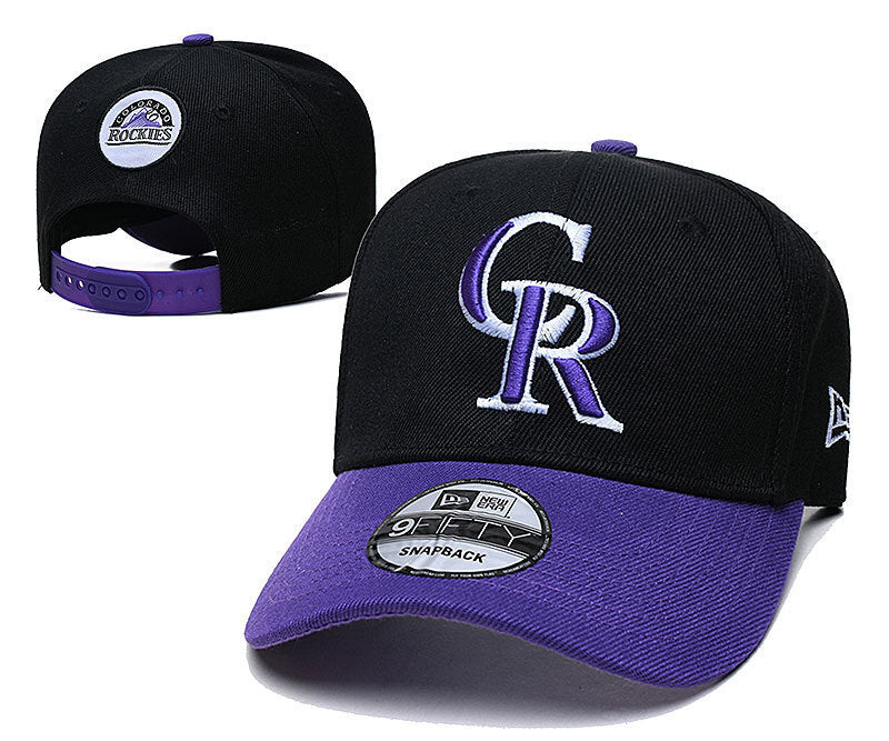Colorado Rockies Black/Purple 9FIFTY Snapback