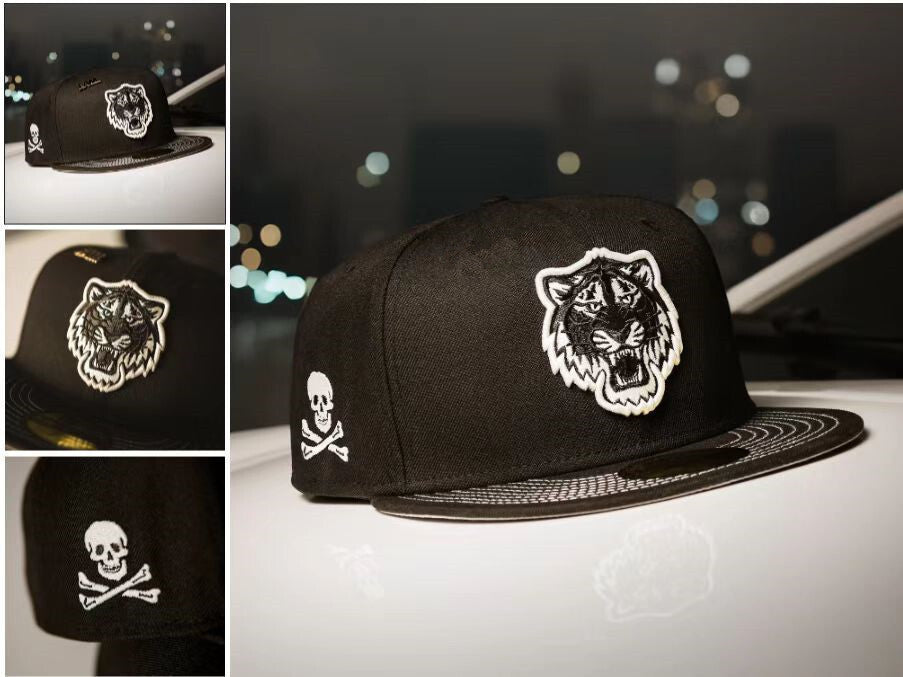 Detroit Tigers Black/White 59FIFTY Fitted