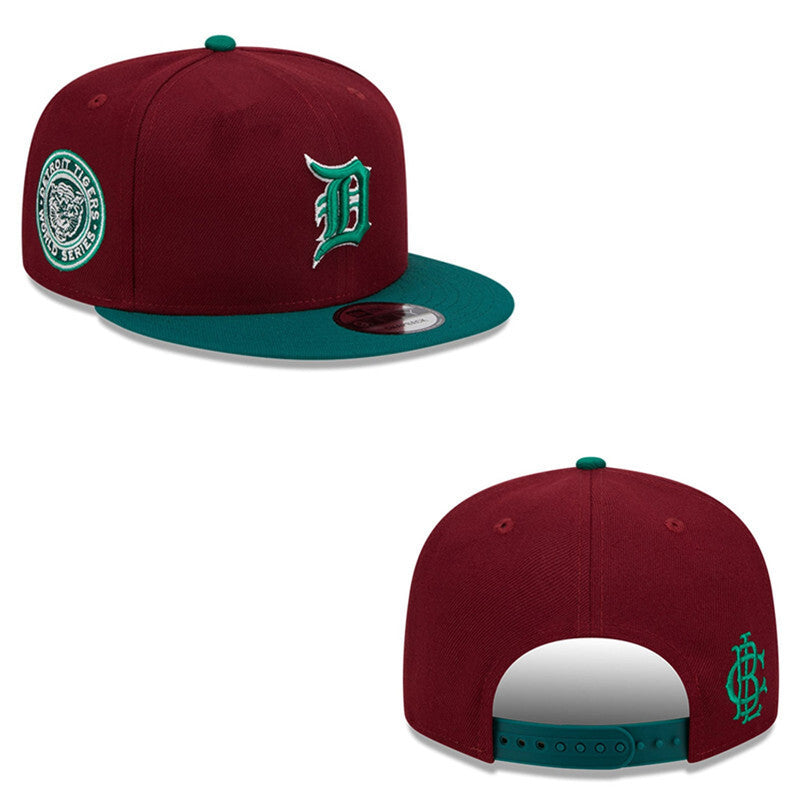Detroit Tigers Burgundy/Green Detroit Tigers World Series 9FIFTY Snapback
