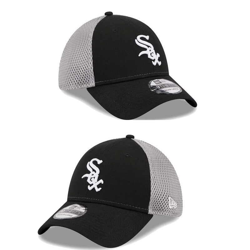 Chicago White Sox Black/Gray 39THIRTY Stretch Fit