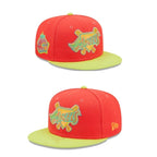 Los Angeles Angels Red/Lime Green 40th Anniversary — California Angels 59FIFTY Fitted