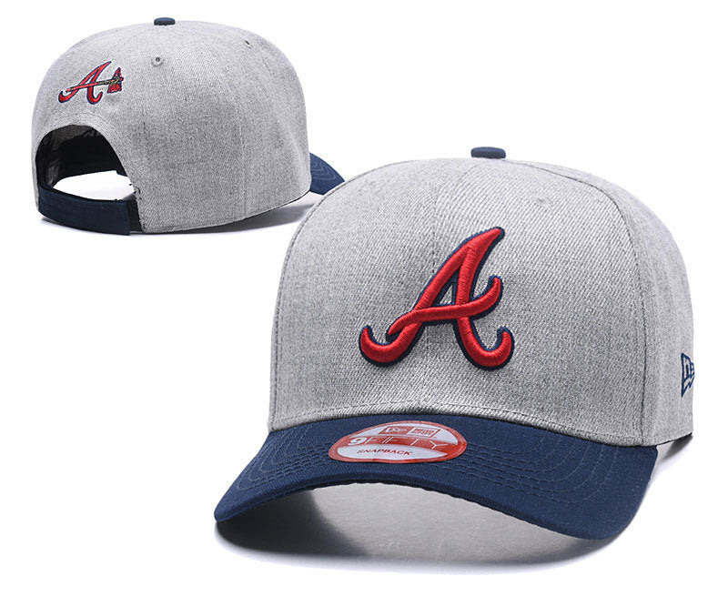 Atlanta Braves Gray/Navy 9FIFTY Snapback