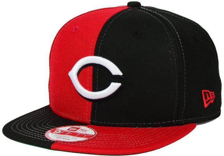 Cincinnati Reds Black/Red 9FIFTY Snapback