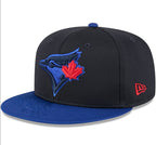 Toronto Blue Jays Black/Royal Blue 9FIFTY Snapback