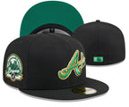 Atlanta Braves Black/Green Green UV 40th Anniversary Atlanta Braves (1966-2006 59FIFTY Fitted