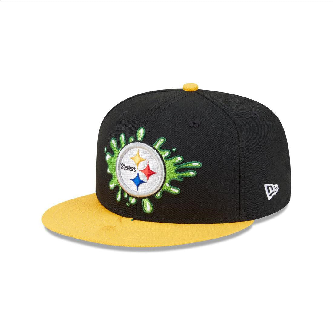 Pittsburgh Steelers Black/Yellow NFL x Nickelodeon Slime Collection 9FIFTY Snapback