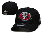San Francisco 49ers Black/Red 9FIFTY Snapback