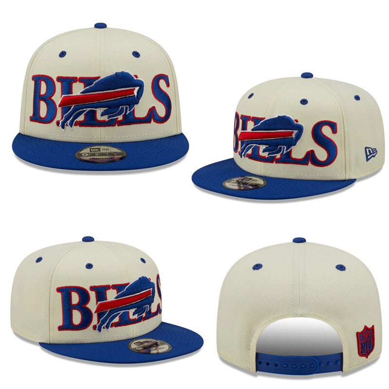 Buffalo Bills Cream/Royal Blue 9FIFTY Snapback