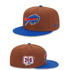 Buffalo Bills Brown/Royal Blue 60th Anniversary EST. 1960 59FIFTY Fitted