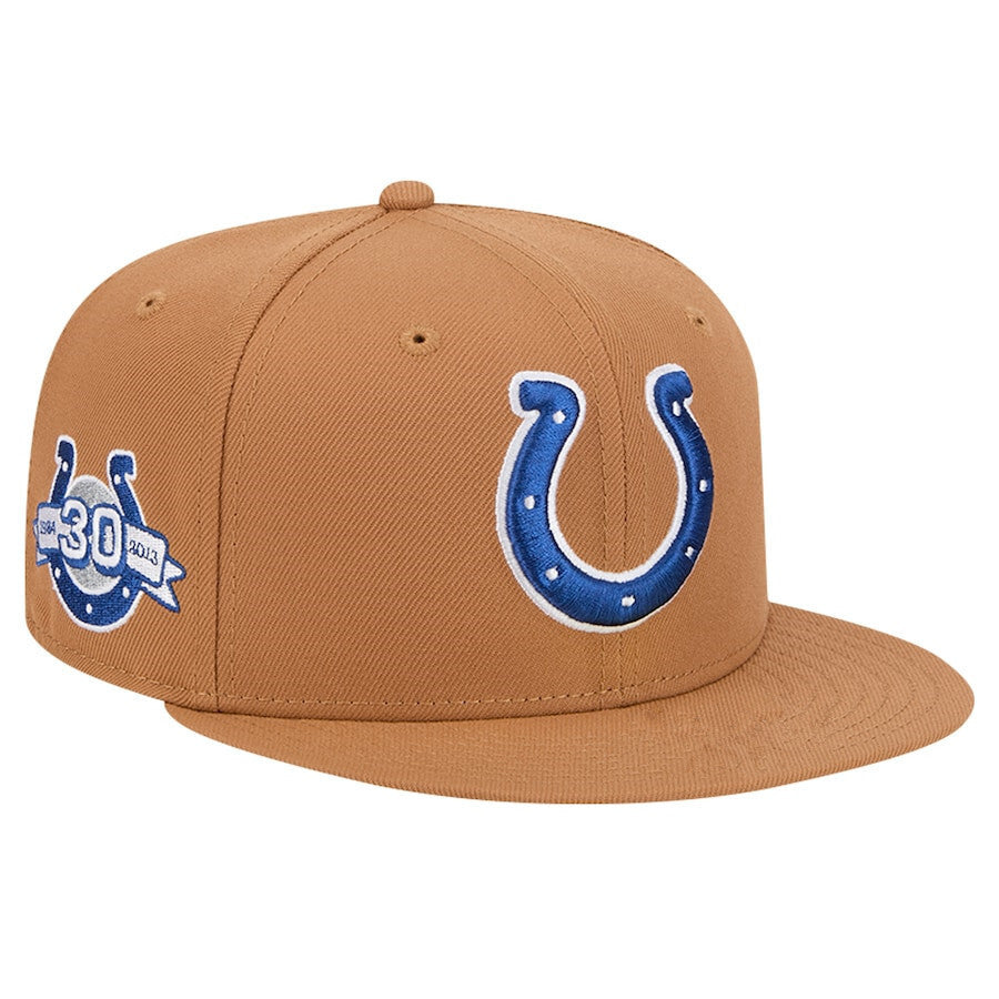 Indianapolis Colts Caramel/Royal Blue 30th Anniversary Indianapolis Colts 59FIFTY Fitted