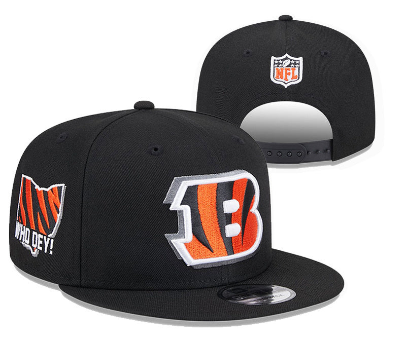 Cincinnati Bengals Black/Orange NFL Draft/City Connect - 'Who Dey!' edition 9FIFTY Snapback