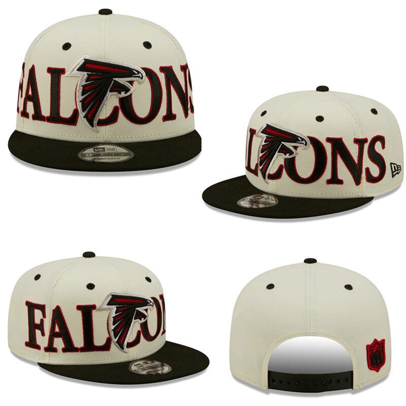 Atlanta Falcons Cream/Black NFL Draft/Two-Tone Chrome 9FIFTY Snapback