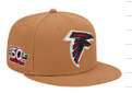 Atlanta Falcons Caramel/Red Atlanta Falcons 50th Anniversary 59FIFTY Fitted