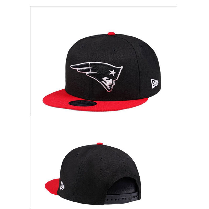 New England Patriots Black/Red 9FIFTY Snapback