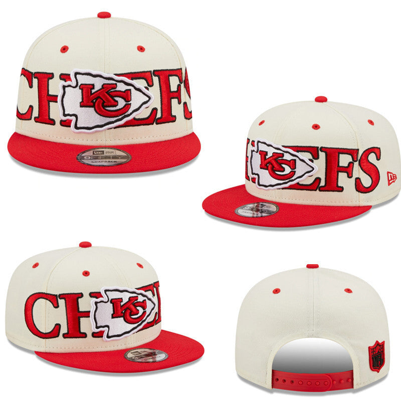 Kansas City Chiefs Cream/Red 9FIFTY Snapback