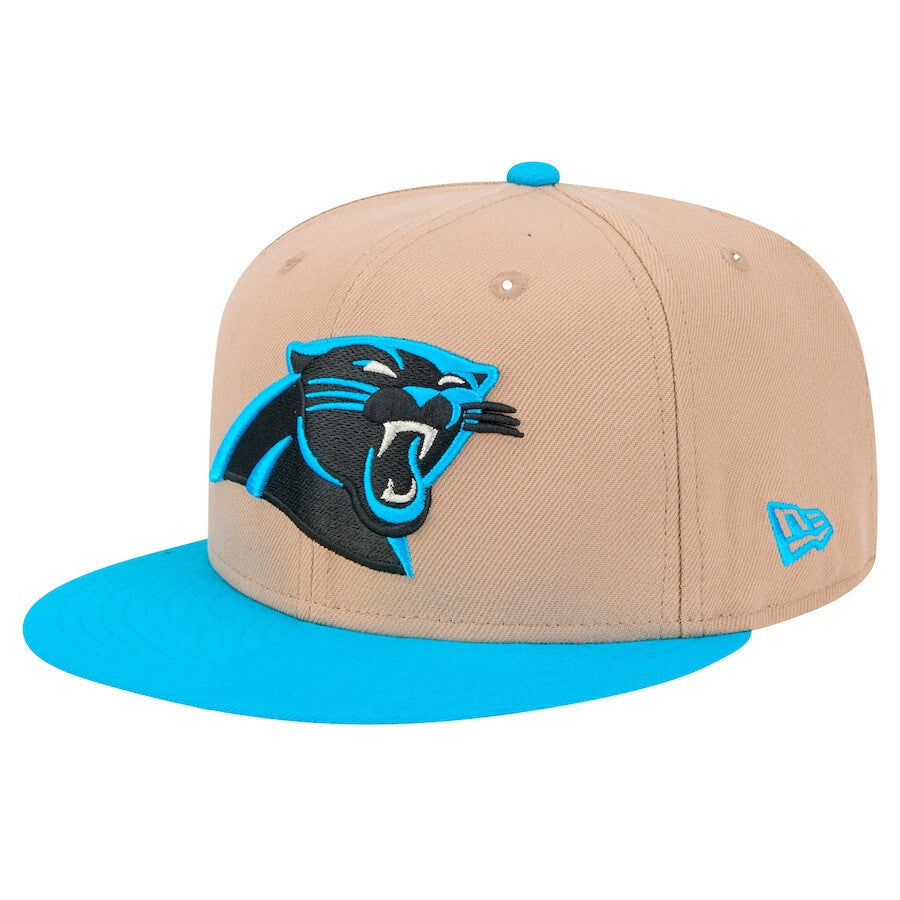 Carolina Panthers Caramel/Cyan Blue 59FIFTY Fitted
