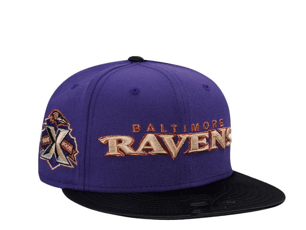 Baltimore Ravens Purple/Black Baltimore Ravens 10th Anniversary (1996-2006 59FIFTY Fitted