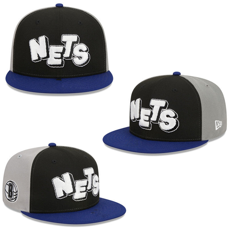 Brooklyn Nets Black/Royal Blue Brooklyn Nets Hardwood Classics / Retro 59FIFTY Fitted