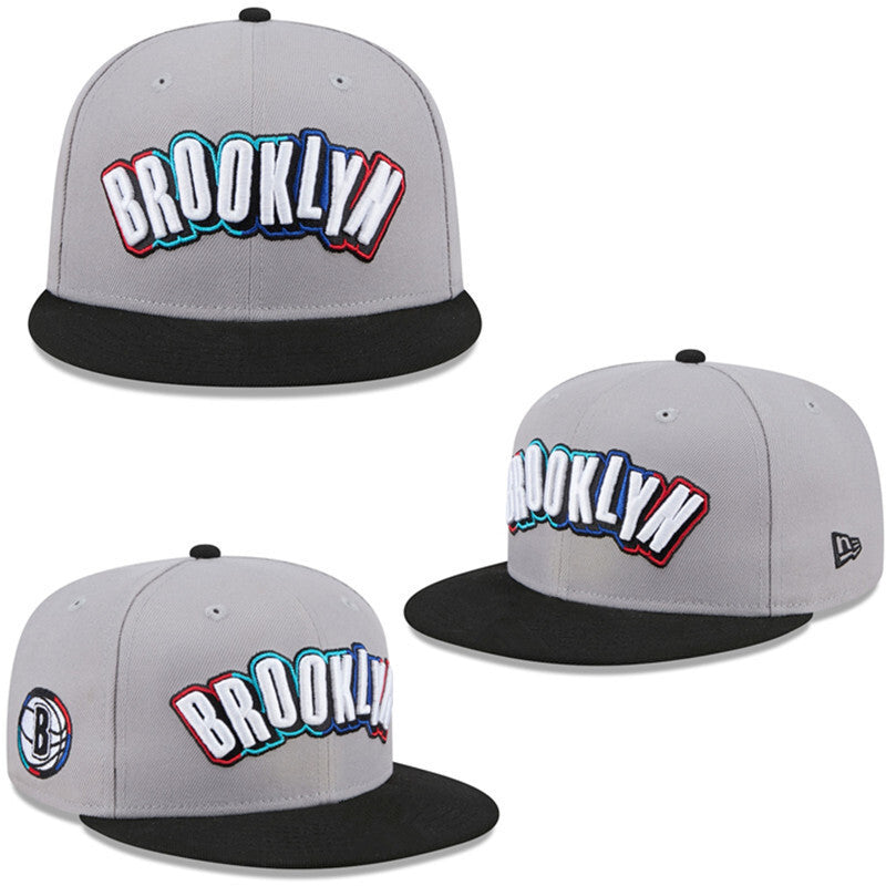 Brooklyn Nets Gray/Black NBA City Edition / Tip-Off Series 59FIFTY Fitted