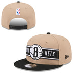 Brooklyn Nets Beige/Black 9FIFTY Snapback