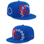 Philadelphia 76ers Royal Blue/Red City Edition / All-Over Print Pattern 59FIFTY Fitted