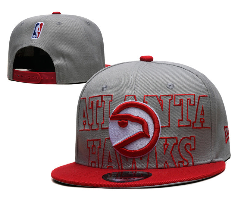 Atlanta Hawks Gray/Red 9FIFTY Snapback