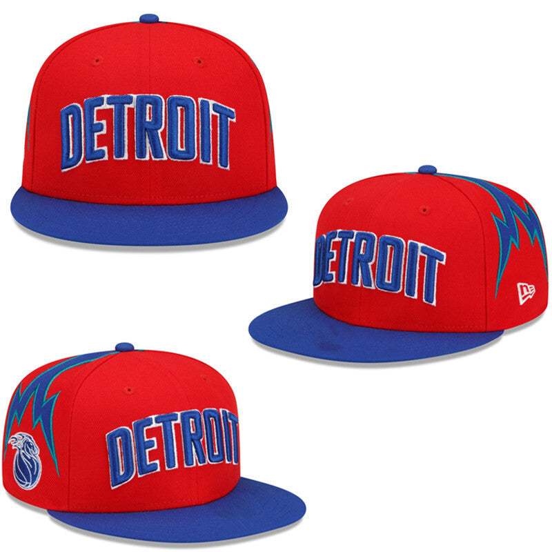 Detroit Pistons Red/Royal Blue NBA Tip-Off / City Edition / Edition 59FIFTY Fitted