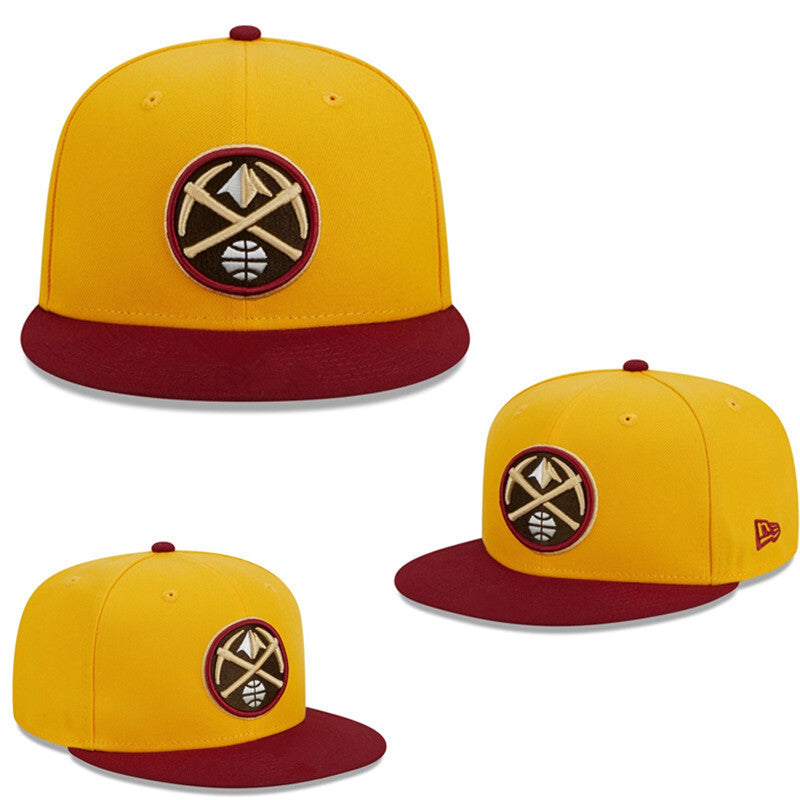 Denver Nuggets Yellow/Burgundy 59FIFTY Fitted