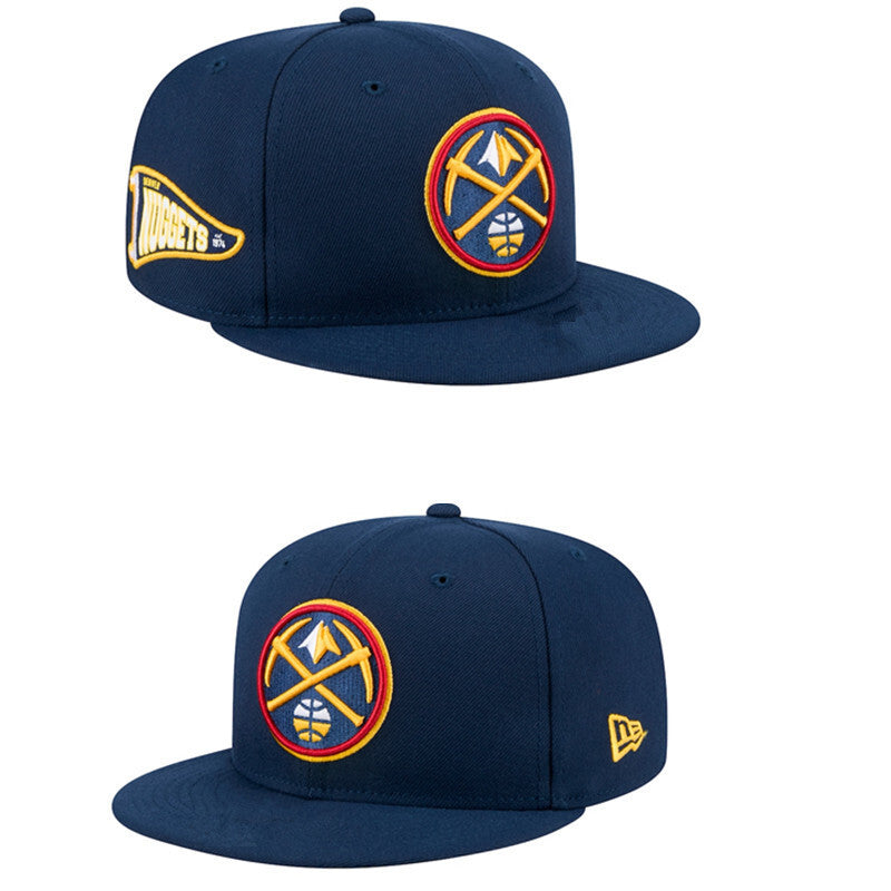 Denver Nuggets Navy/Yellow NBA Hardwood Classics / retro heritage 59FIFTY Fitted