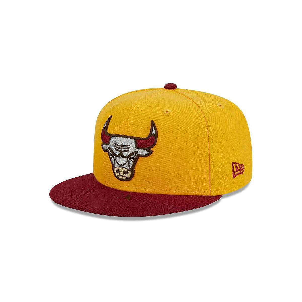 Chicago Bulls Yellow/Burgundy 59FIFTY Fitted