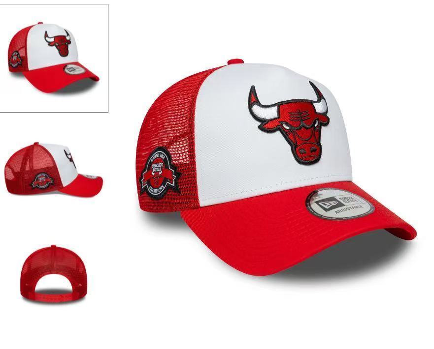 Chicago Bulls White/Red Chicago Bulls Champions commemorative edition Trucker
