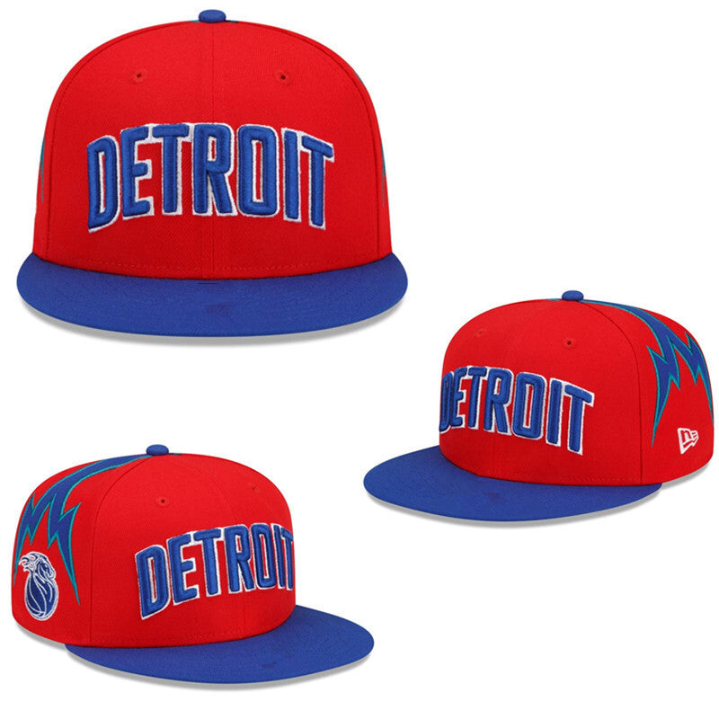 Detroit Pistons Red/Royal Blue NBA City Edition / Tip-Off Series 59FIFTY Fitted