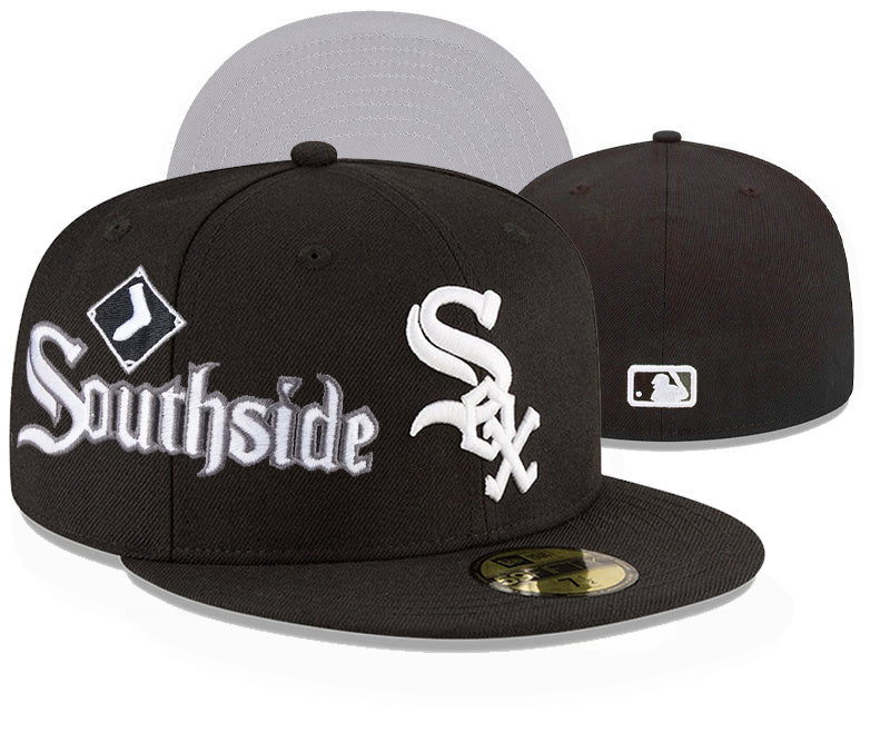 Chicago White Sox Black/White Southside — Edition Special Nickname 59FIFTY Fitted
