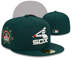Chicago White Sox Dark Green/White Comiskey Park Commemorative / Holiday Edition 59FIFTY Fitted