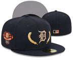 Detroit Tigers Navy/Gray Detroit Tigers 1945 World Series / Gold 59FIFTY Fitted