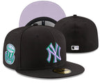New York Yankees Black/Lilás Yankee Stadium Farewell / Yogi Berra #8 59FIFTY Fitted