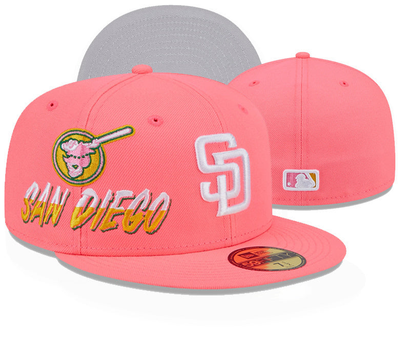 San Diego Padres Pink/White City Connect / Pink Special Edition 59FIFTY Fitted