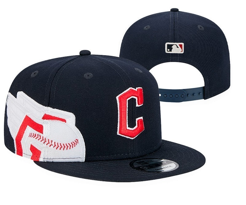 Cleveland Indians Navy/White Side Split/Team Split Edition 9FIFTY Snapback